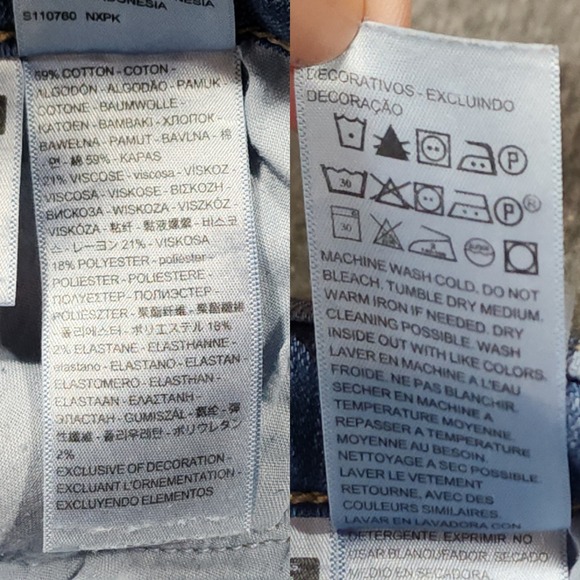 Levis Classic Bootcut Jeans 16M Womens Blue Medium Wash Stretch Western Cowgirl - Picture 5 of 12